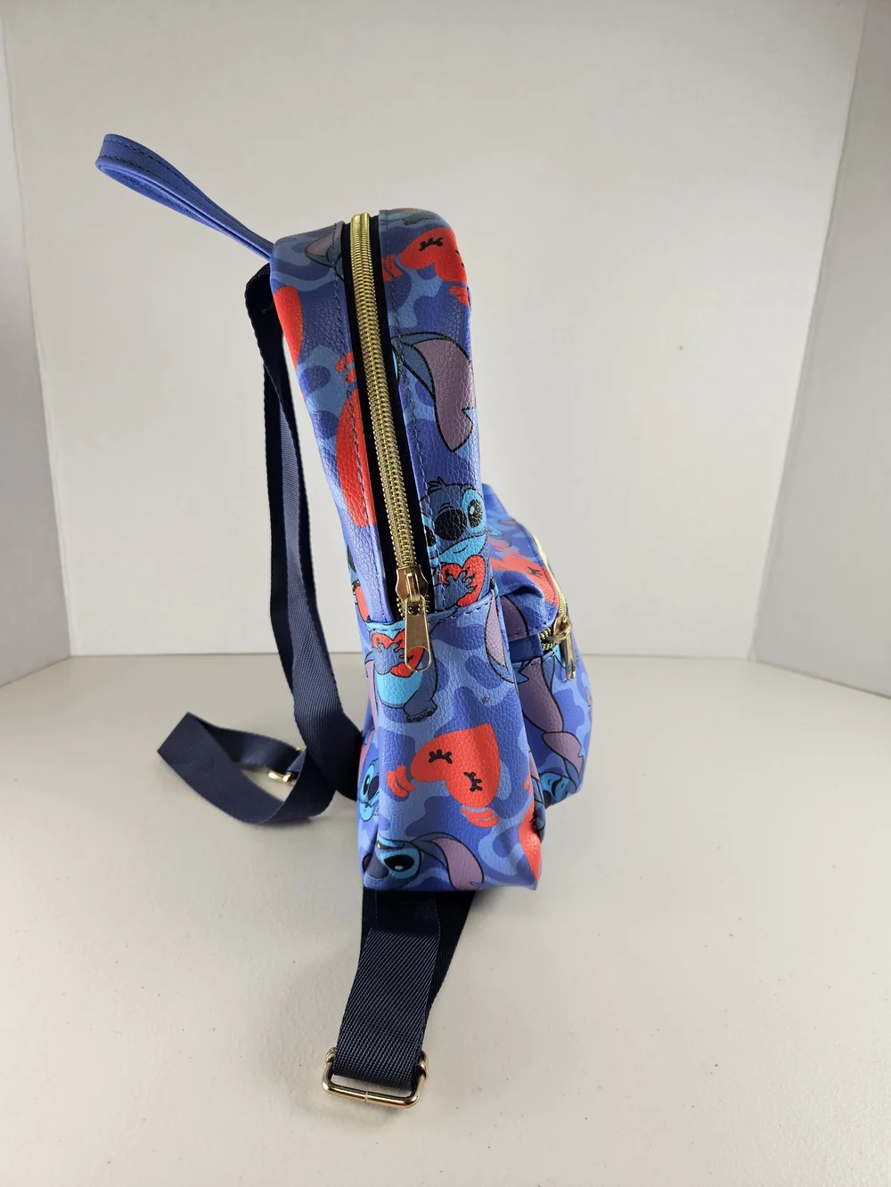 Backpack - Stitch - Faux Blue Allover Print